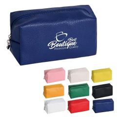 Portable Waterproof PU Leather Travel Toiletry Makeup Bag
