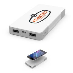 Portable Wireless Charger With Dual USB Ports