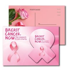 Post Card With Full Color Awareness Ribbon Coaster