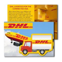Post Card With Full Color Box Truck Coaster