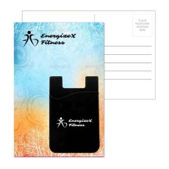 Post Card With Silicone Smart Wallet