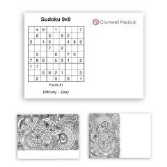 Post-It Custom Printed Coloring Pad - 25 Sheets