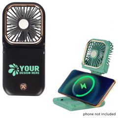 Power Bank Cell Phone Holder Portable Fan