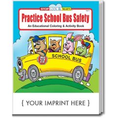 Practice School Bus Safety Coloring And Activity Book