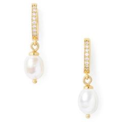 Precious Delights Huggie Drop Earrings