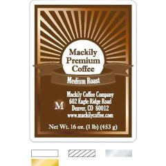 Premier Die Cut Foil and Embossed Labels