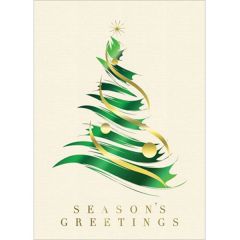 Premium Brushstroke Tree Greeting Card