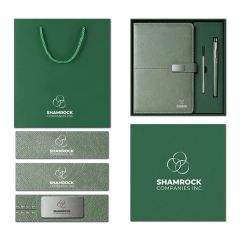 Premium Gift Set W/ Magnetic Notebook & Metal Pen