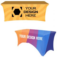 Premium Stretch Table Cover 6 Ft 4-Sided Dye-Sublimated