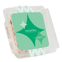 Pretzel Containers - White Chocolate Pretzels With Crushed P