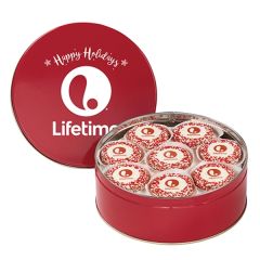 Printed Chocolate Covered Oreo Tin With 13 Cookies