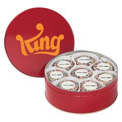 Printed Chocolate Covered Oreo Tin With 13 Cookies