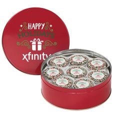 Printed Chocolate Covered Oreo Tin With 13 Cookies