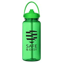 Prisma 33 Oz Tritan Bottle With Flip Up Straw