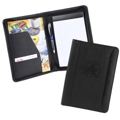 Pro Designer PU Leather 5 Inch X 8 Inch Junior Zippered Portfolio