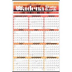 Production Planner Year-In-View Calendar - Full Color