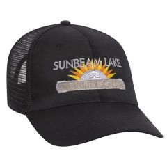 Promo Cotton Blend Twill Mid Profile Mesh Back Trucker Hat