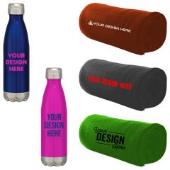 Promo Fleece Blanket And Tumbler Combo Set