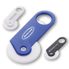 Promotional Eco Friendly Pizza Cutter With Bottle Opener