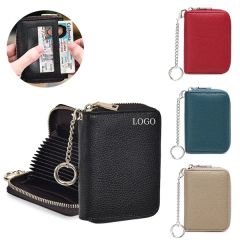 PU Leather RFID-Blocking Card Holder Wallet