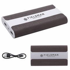 Pu Light-Up Logo Power Bank 6000 MAh
