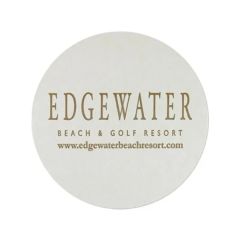 Pulp Coaster- 4 Inch Round 60pt Medium Weight Pulp Board Coaster