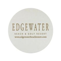 Pulp Coaster - 4 Inch Round 40pt Lightweight Pulp Board Coaster
