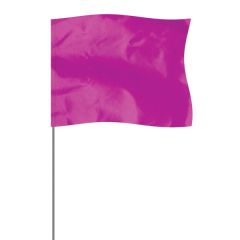 Purple 4 Inch X 5 Inch Marker Flag On A 21 Inch Wire