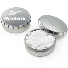 Push Top Tin With Sugar Free Peppermints - Small