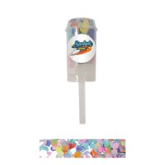 Push-Up Multi-Color Confetti Poppers W/ Custom Printed Decal