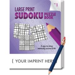 Puzzle Pack Large Print Sudoku Puzzle Book Set - Volume 1