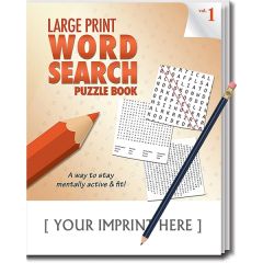 Puzzle Pack, Large Print Word Search Puzzle-Set With Pencil