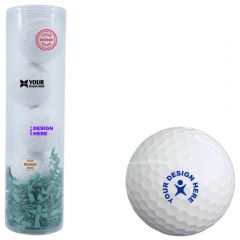 Pvc Tube 4 Pack With Golf Lip Balm