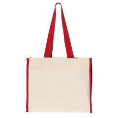 Q-Tees 14L Tote With Contrast-Color Handles