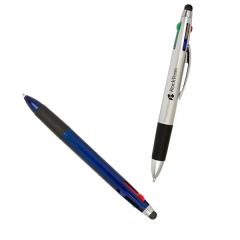 Quad Color-Write Pen With Stylus