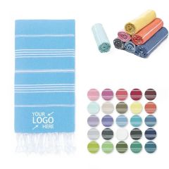 Quick Dry Striped Turkish Beach Towel