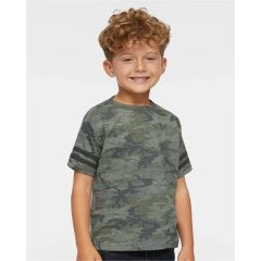 Rabbit Skins Toddler Football Fine Jersey Tee