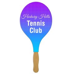 Racket Hand Fan Full Color 1 Side