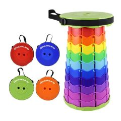 Rainbow Collapsible Telescopic Stool