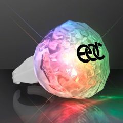 Rainbow Flash Rave Ring With Light Trails