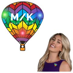 Rainbow Hot Air Balloon Body Light Blinkie
