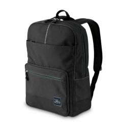 Rainier Simple Everyday Backpack - Crater Black