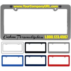 Raised Gray Plastic License Plate Framegray