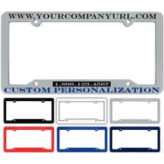 Raised Gray Plastic License Plate Framegray