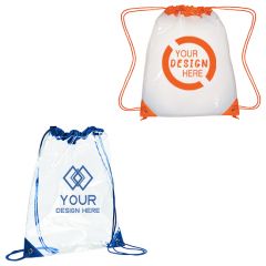 Rally Clear Drawstring Bag