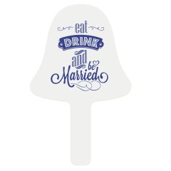 Rally Sign PVC 3mm Stock Shape 96 Sq In - White