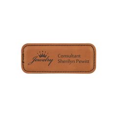 Rawhide Leatherette Badge W/ Magnet