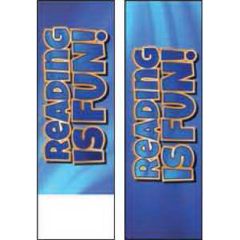 Reading Is Fun Bookmark Blue