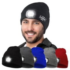 Rechargeable Headlamp Beanie Cap