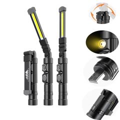 Rechargeable LED Cob Work Lights With Magnetic Base